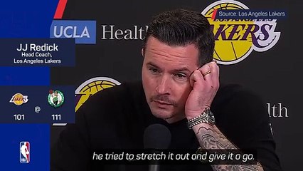Redick confirms LeBron groin injury