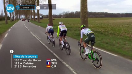 Paris-Nice 2025 - Stage 1 - 3 men in front