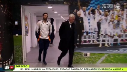 Llegada del Madrid al Bernabéu