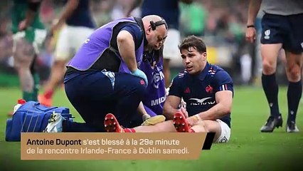 Bleus - Rupture du ligament croisé pour Dupont