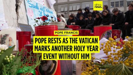 Pope rests as the Vatican marks another Holy Year event without him
