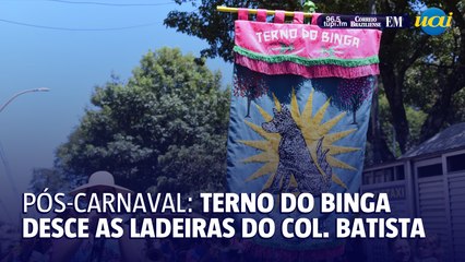 Terno do Binga desce as ladeiras do Colégio Batista