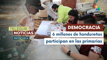Entrevista| Con transparencia hondureños participan en elecciones primarias