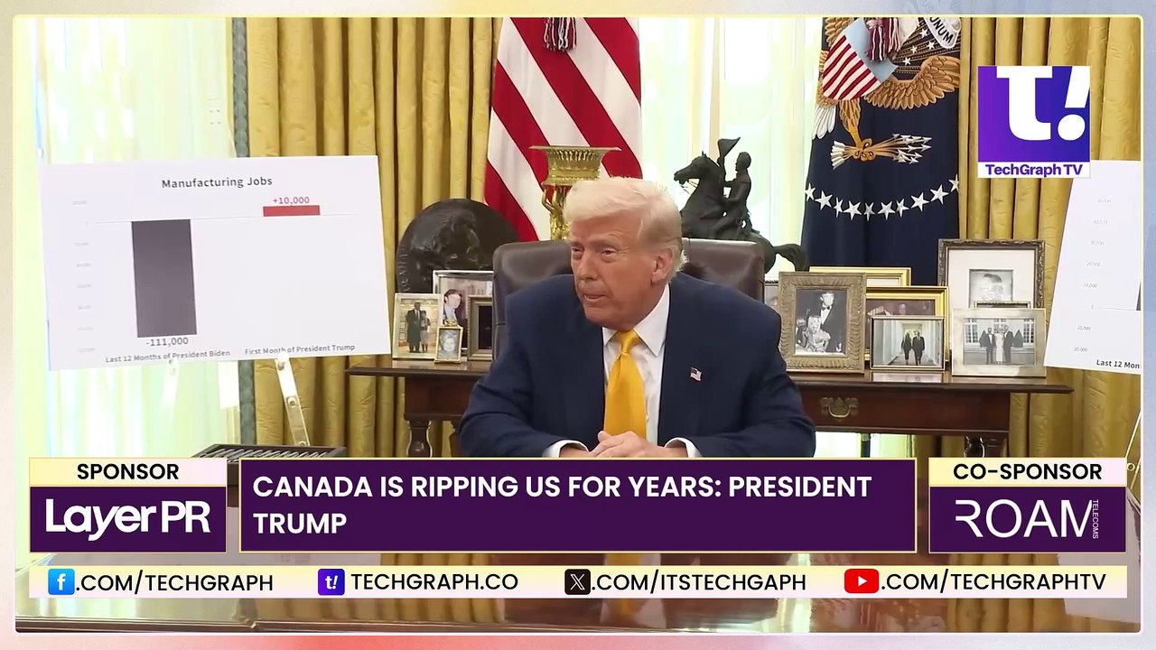 'Canada Ripping Us For Years': US President Trump Criticizes High Tariffs on Dairy and Lumber