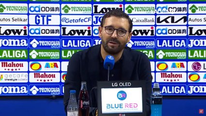 Bordalás: "Quizá hace unas temporadas estábamos más cerca del Atlético"