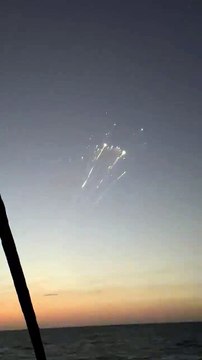 Les débris de la navette SpaceX starship dans le ciel américain