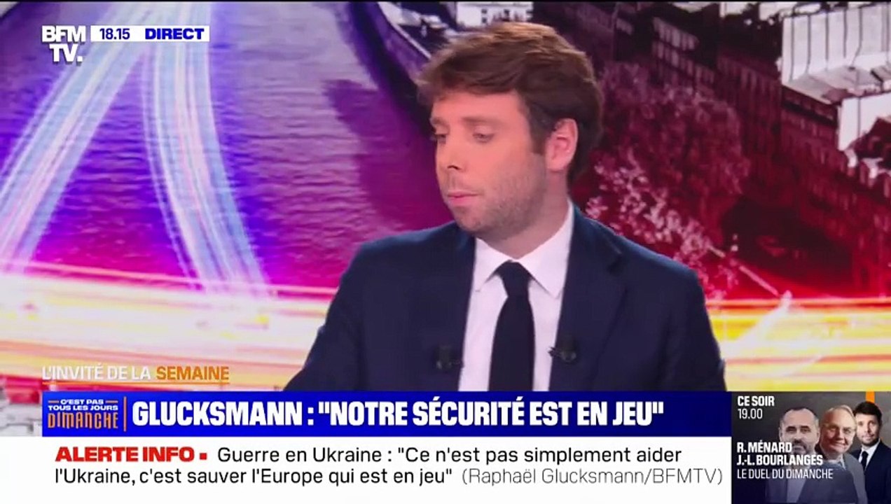 Raphaël Glucksmann (Place publique): "La Russie est une menace directe sur les intérêts stratégiques de la France"