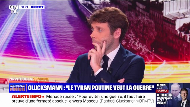 Soutien militaire à l'Ukraine: Raphaël Glucksmann (Place publique) appelle à faire un grand emprunt collectif européen de 500 milliards d'euros