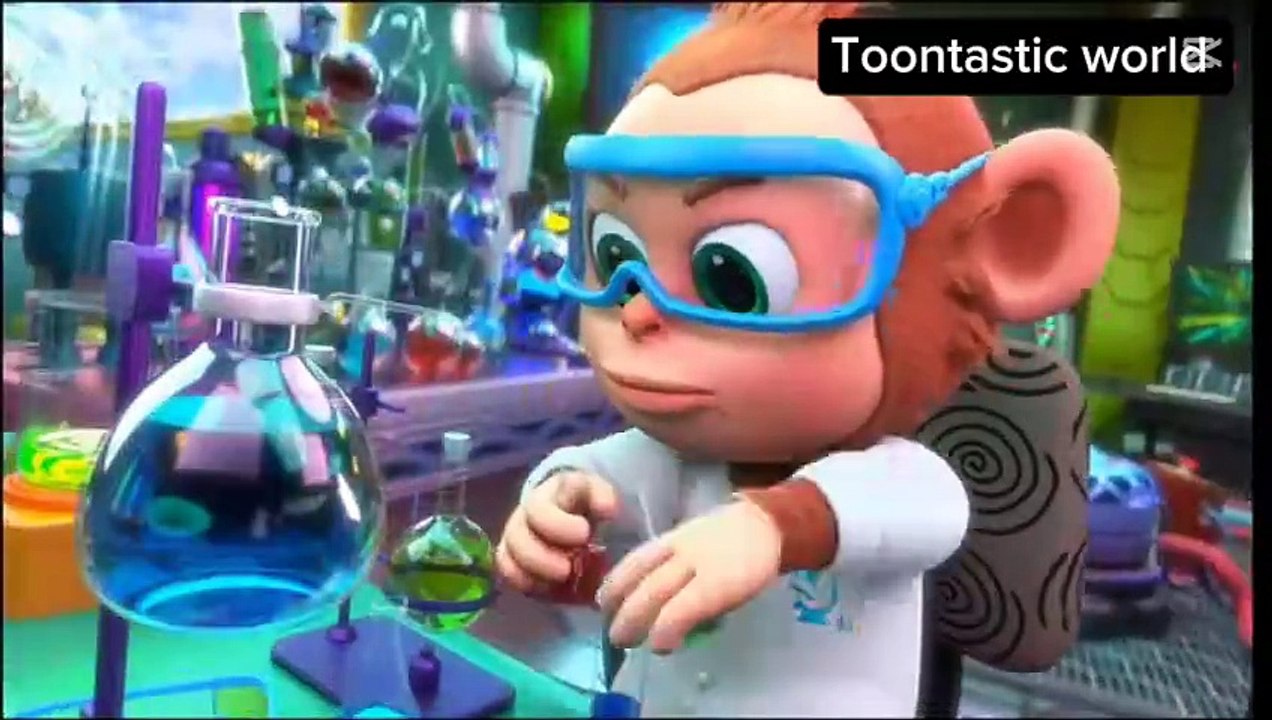 Explore fun experiments with scientist monkey