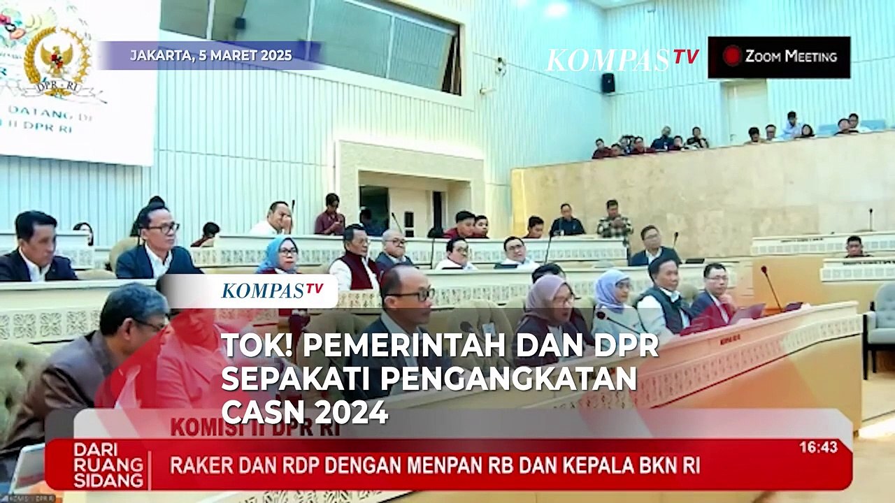Pemerintah dan DPR Sepakati Pengangkatan CASN 2024, Termasuk Tenaga Non-ASN