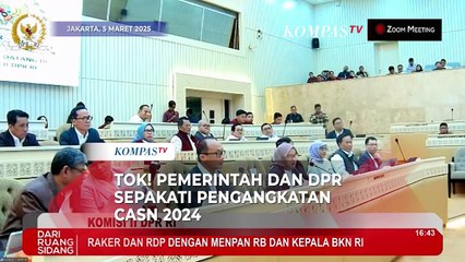 Pemerintah dan DPR Sepakati Pengangkatan CASN 2024, Termasuk Tenaga Non-ASN