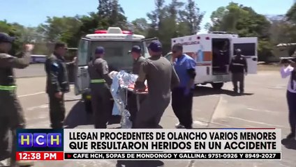 ¡En estado delicado! Llegan a la capital varios heridos en accidente de Juticalpa