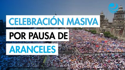 Sheinbaum celebra masivo "festival" tras pausa de aranceles de EU a México