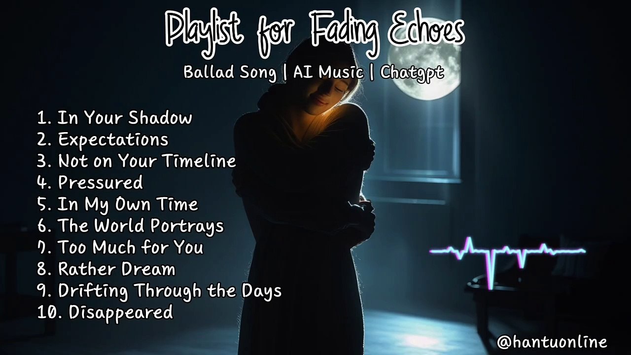 Playlist for Fading Echoes | Ballad Song | AI Music | Chatgpt | English Song