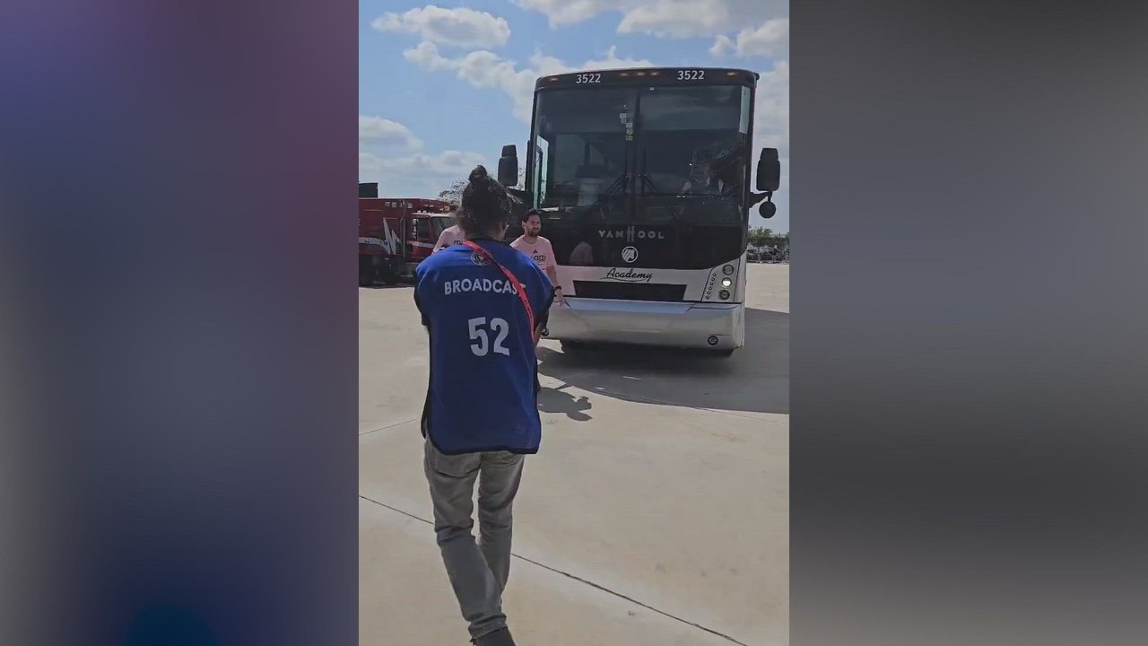 Messi’s triumphant arrival at the stadium for his highly-anticipated Inter Miami reappearance