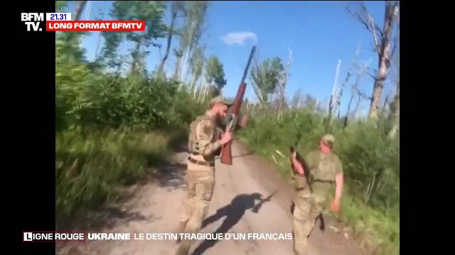 LIGNE ROUGE - Les dernières images au front de Charly Logereau, soldat français porté disparu en Ukraine
