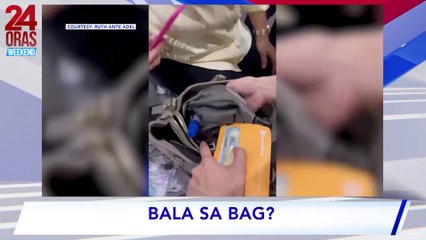 Pasahero sa NAIA, hinarang dahil may basyo umano ng bala sa bag | 24 Oras Weekend