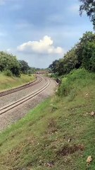 KAI Kereta Api Ular Besi Warna Merah