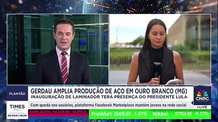 Gerdau amplia produção de aço em Ouro Branco-MG | PLANTÃO TIMES BRASIL