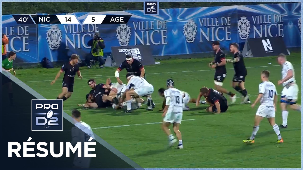 PRO D2 Saison 2024-2025 J23 - Résumé Stade Niçois Rugby - SU Agen