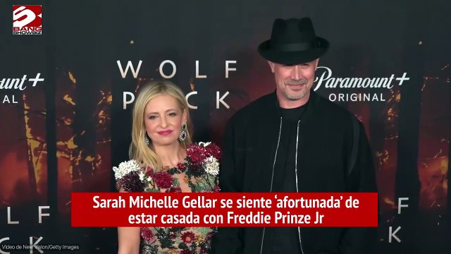 Sarah Michelle Gellar se siente 'afortunada' de estar casada con Freddie Prinze Jr