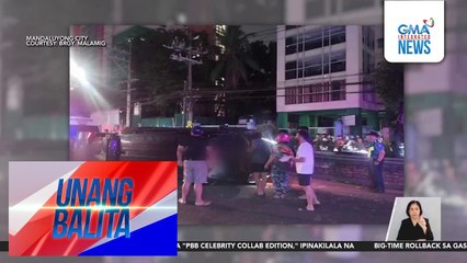 MPV, tumagilid matapos bumangga sa center island; 5, sugatan | Unang Balita