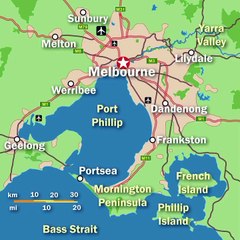Map of Melbourne. Peta Melbourne. Melbourne Map.
