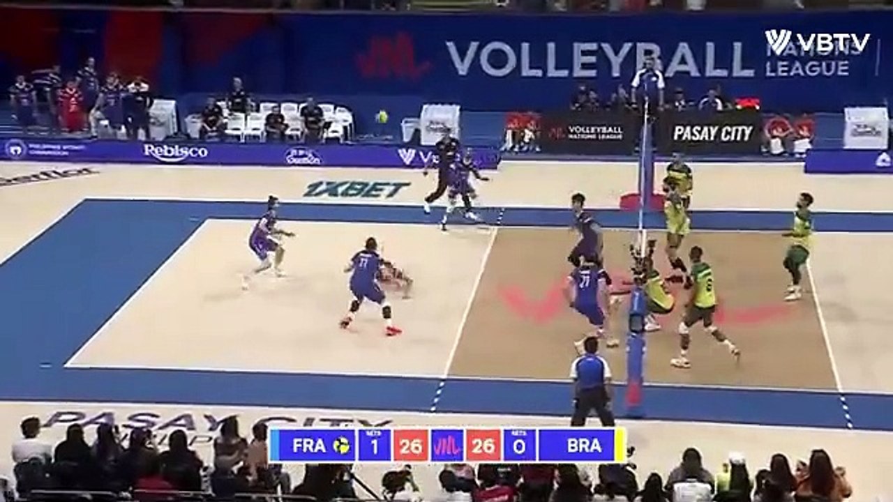 LEGENDARY MATCH _ BRAZIL vs FRANCE _ Men_s VNL 2024