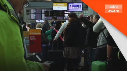 Mogok pekerja: hampir 300 penerbangan terjejas di Hamburg