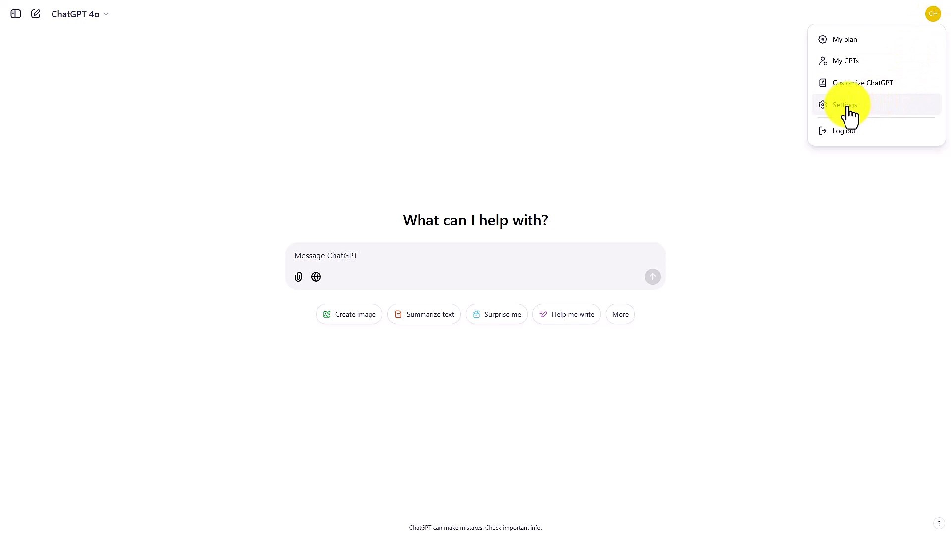 ChatGPT Memory Setting