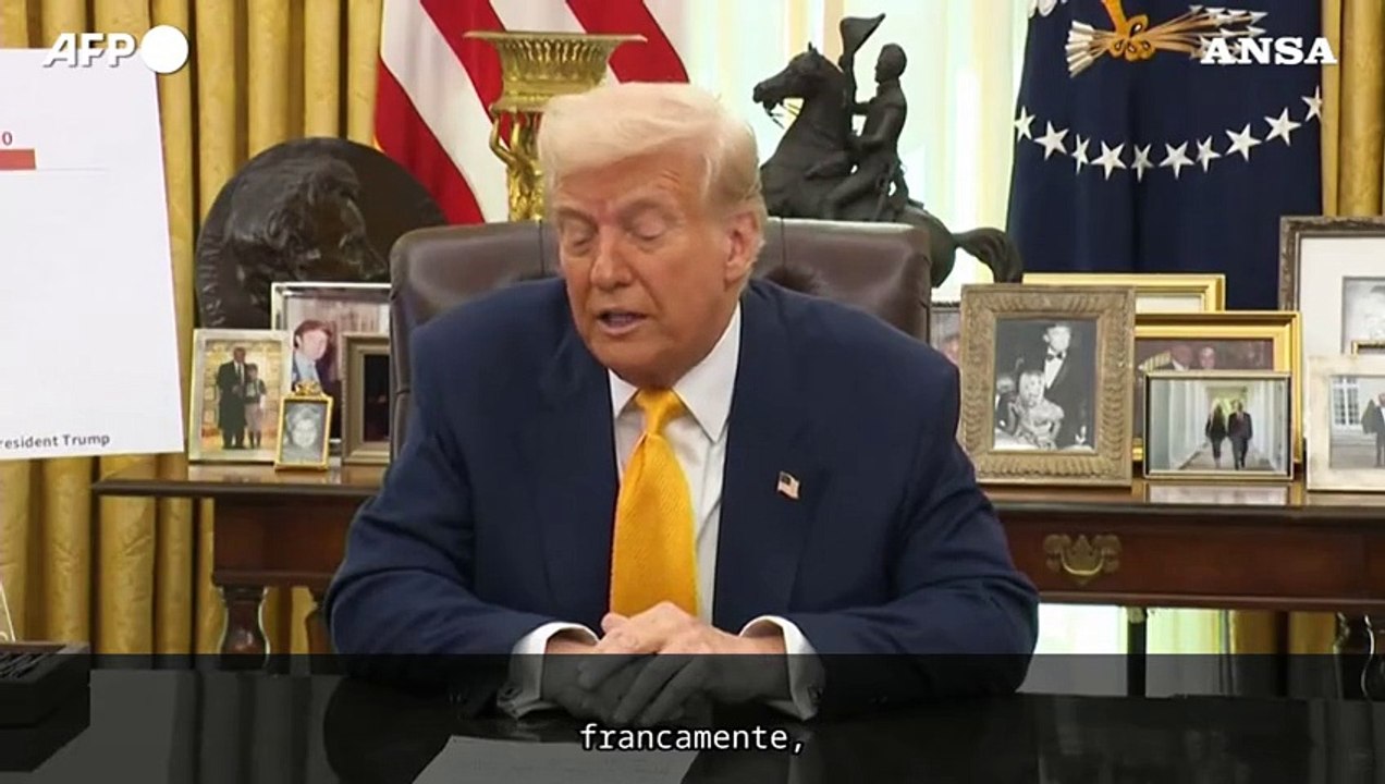 Trump: "E' piu' facile trattare con la Russia che con l'Ucraina per un accordo di pace"