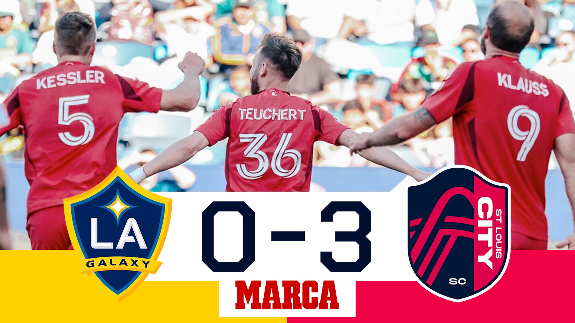 The champions are beaten I LA Galaxy 0-3 St. Louis I Highlights and goals I MLS