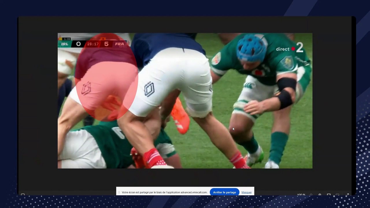 Faute ou pas ? Décryptage de l'action qui a causé la blessure de Dupont - Rugby - Le Salon Tactique