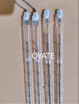 Short Wave Quartz Infrared Heating Lamps 600mm 400v 2500w Halogen Heat Lamps for Blowing Machines