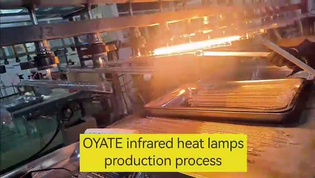 Half White Coating Infrared Quartz Heat Lamp 220v 2000w 600mm for Pet Blowing Machines