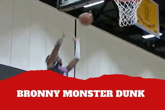 Made a statement! Bronny James throws down a monster dunk and forgets about LeBron's drama