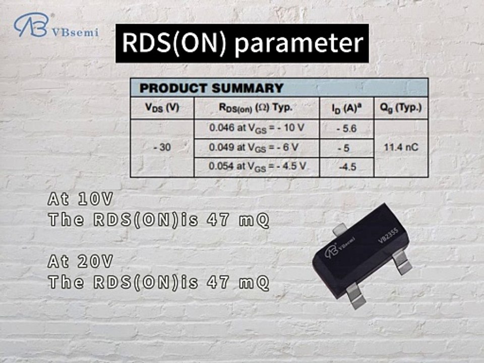 SPP2319S23RGB-VB is a SOT23 package P-Channel field effect MOS tube