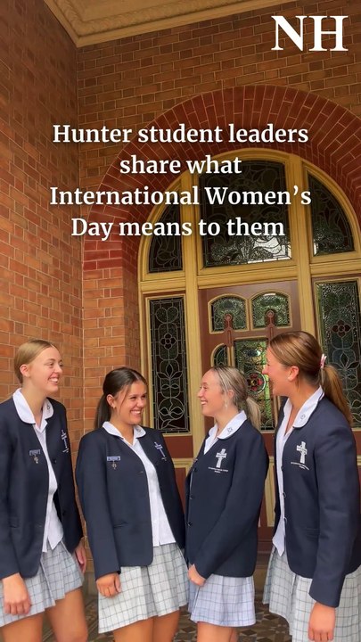 Singleton student leaders on International Women's Day | March 8 2025 | Newcastle Herald