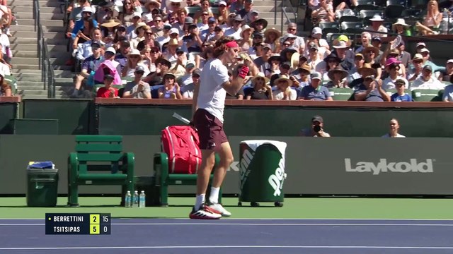 Tsitsipas continues strong form with win over Berrettini