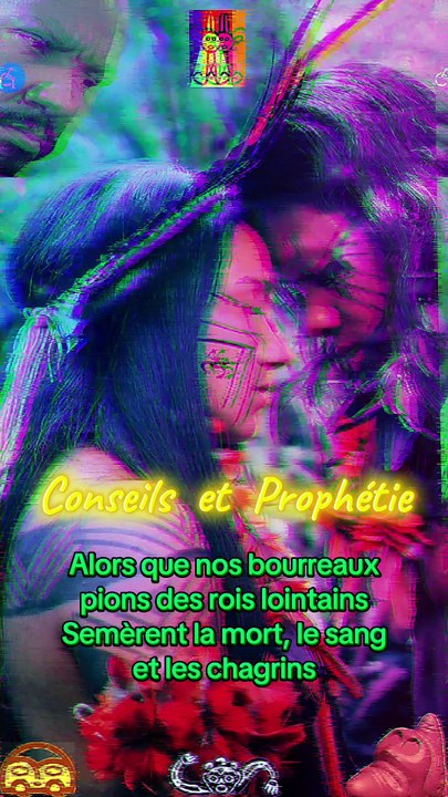 La démocratie des Kalinago, jamais égalée  Alors que nos bourreaux, pions des rois lointains, Semèrent la mort, le sang, et les chagrins