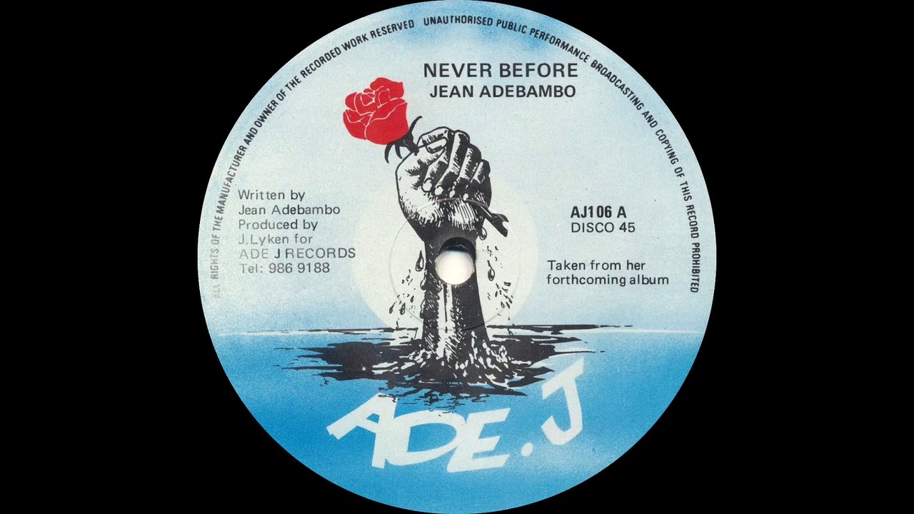 Jean Adebambo - Never Before