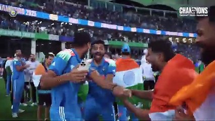 Indian Team Dressing Room Celebration After Winning Champions Trophy #championstrophy2025 #indvsnz