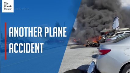 Small plane crashes in Pennsylvania parking lot
