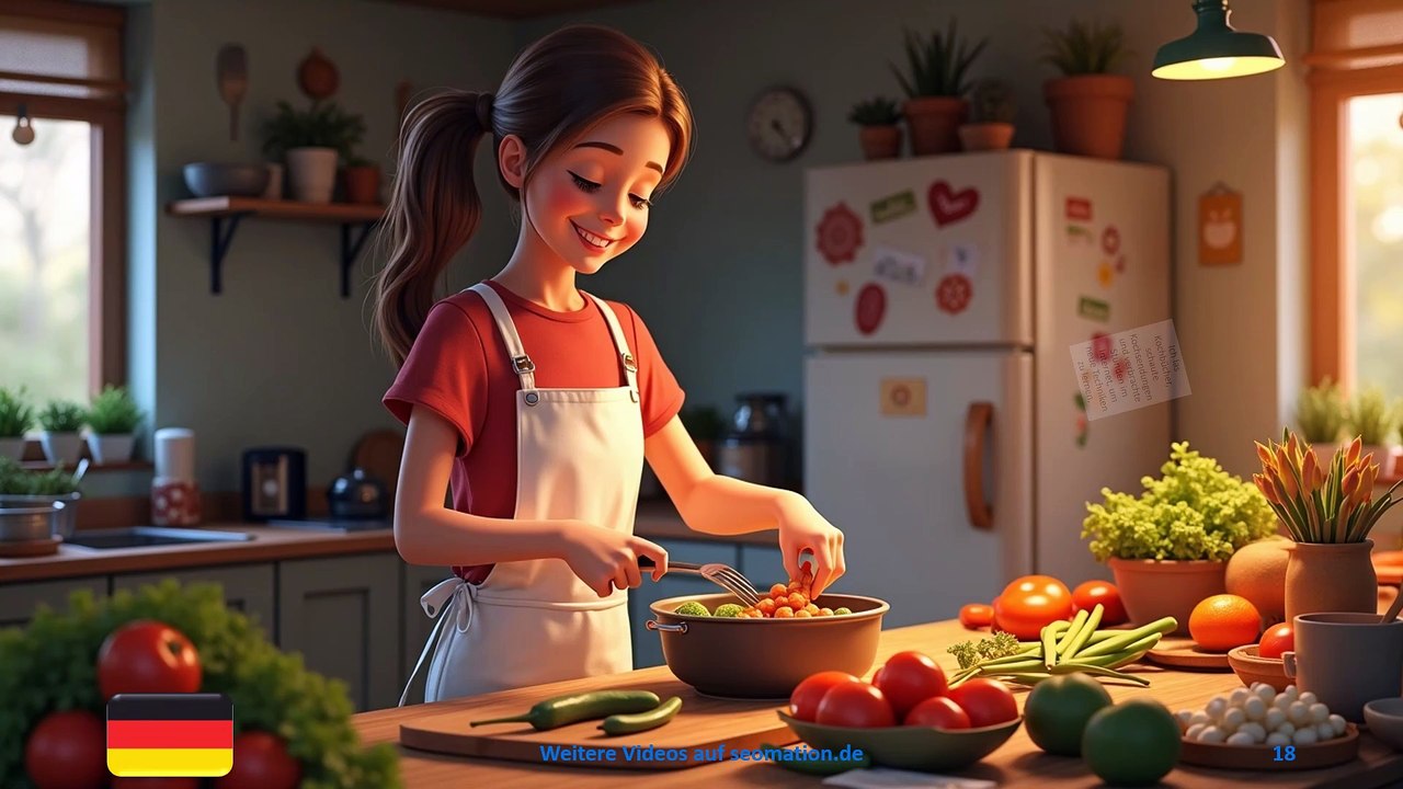 ✅Vom ersten Kochlöffel zur Gourmetküche✅ Ich lerne Deutsch mit Geschichten