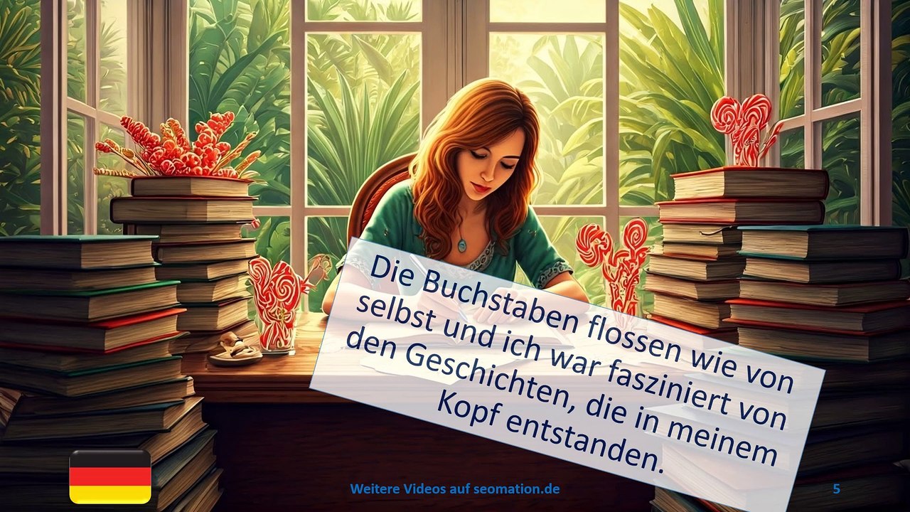 ✅Vom ersten Wort zum eigenen Roman.✅ Ich lerne Deutsch mit Geschichten