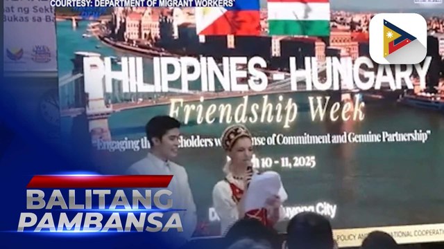 Ikinasang Bilateral Labor Agreement sa pagitan ng Pilipinas at Slovenia, maghahatid ng ....