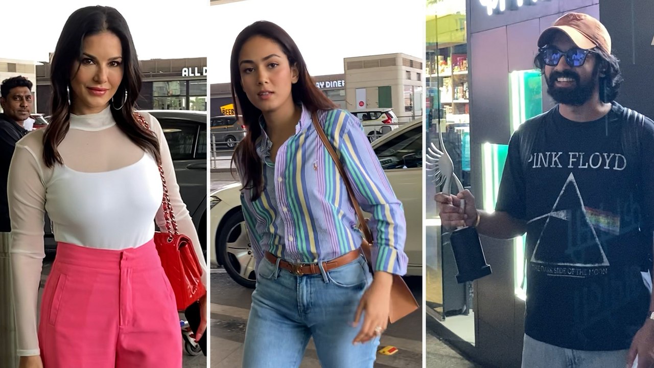 Sunny Leone, Vikrant Massey & Mira Rajput Spotted In Style | Star-Studded Mumbai Airport Entries!