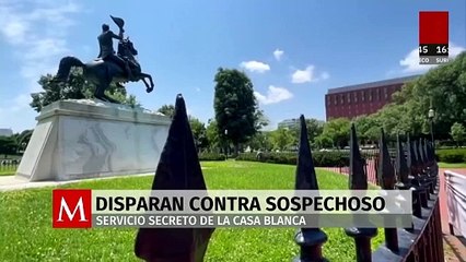 Agentes del Servicio Secreto dispara a un hombre cerca de la Casa Blanca