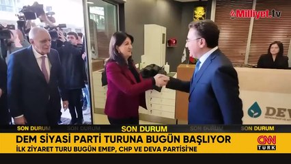 DEM Parti heyetinin ilk ziyareti CHP'ye