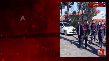 Aydın'da polise saldıran şüpheli adliyeye sevk edildi